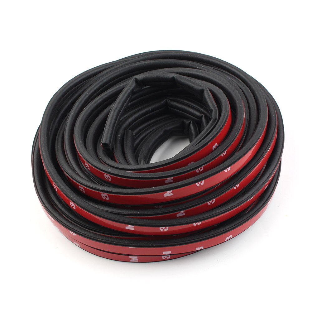 10M 33FT B-Shape Trim Rubber Strip Universal Auto Door Edge Seal Hollow Weather Strip
