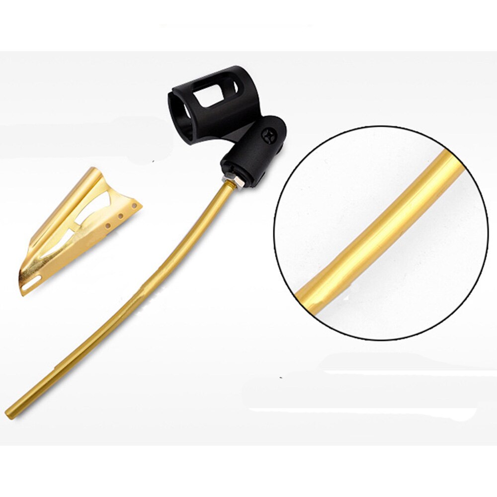 MoonEmbassy Alto Saxophone Microphone Stand Tenor Sax Wireless Microphone Performance Stand Clip Accessories