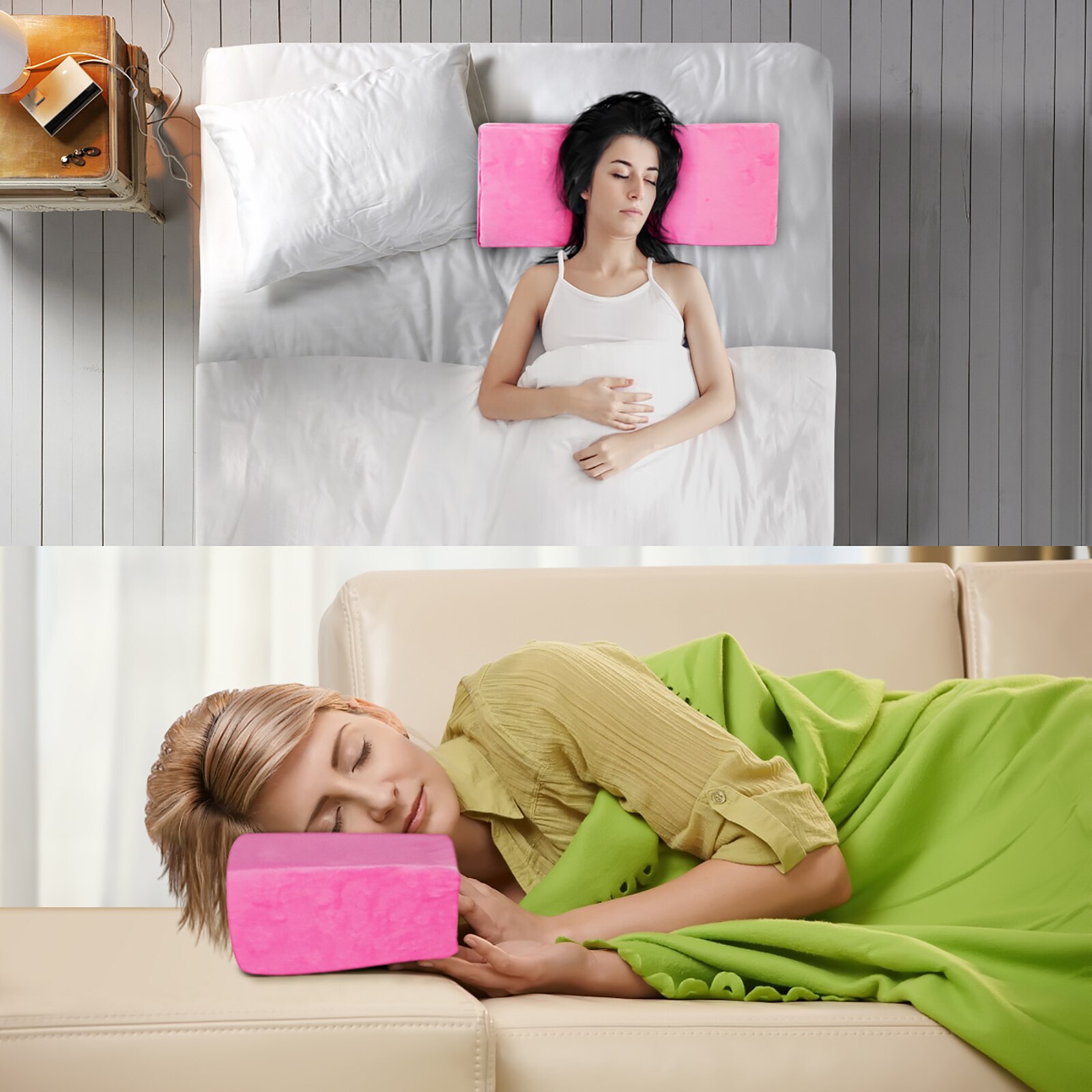 Aankomst Wimper Extension Kussen U-Vorm Ergonomische Curve Stretch Stof Hals Ondersteuning Schoonheidssalon