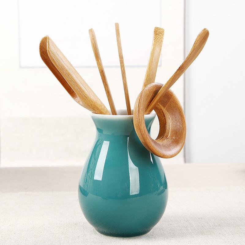 Chinese stijl thee clips pincet thee tang kung fu theeservies gereedschap theeservies accessoires thee ceremonie combinatie keukengereedschap: Groente