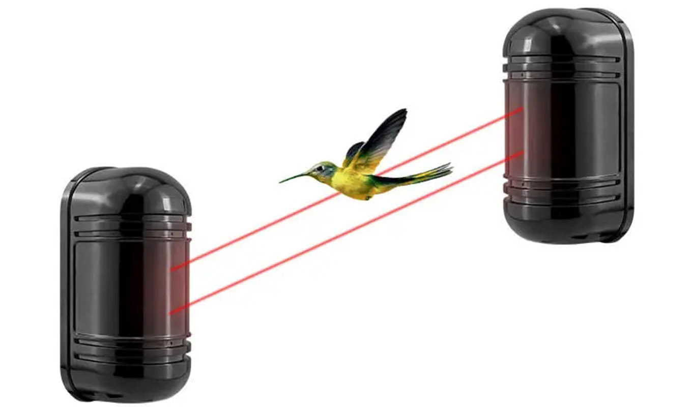 Wired Actief Infrarood Alarm Inbraakdetector Dual Beam Sensor 100M Outdoor Perimeter Barrier Hek Voor Gsm Alarmsysteem