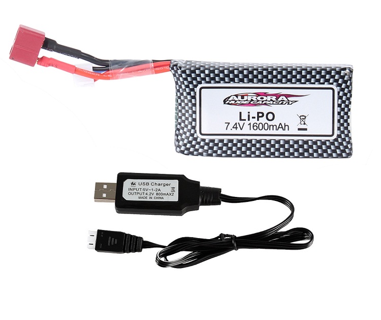 YUKALA XINLEHONG 9125 Fernbedienung Rc Auto Ersatzteile 7,4 v 1600 mah Lipo Batterie XLH 9125 batterie 1600 mah 7,4 V: Grün