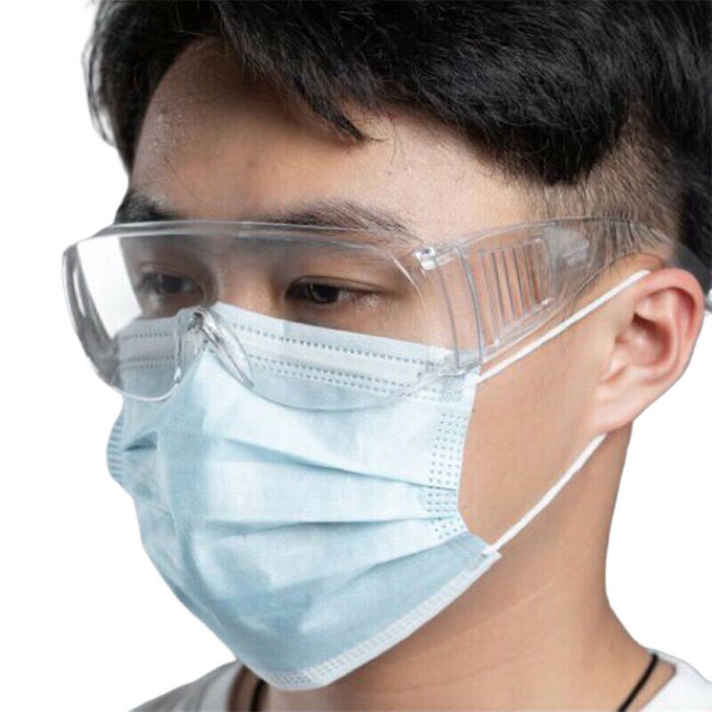 Brand Anti-Virus Anti Bacteriën Speeksel Veiligheidsbril Anti Fog Stof Splash-Proof Glazen Werk Lab