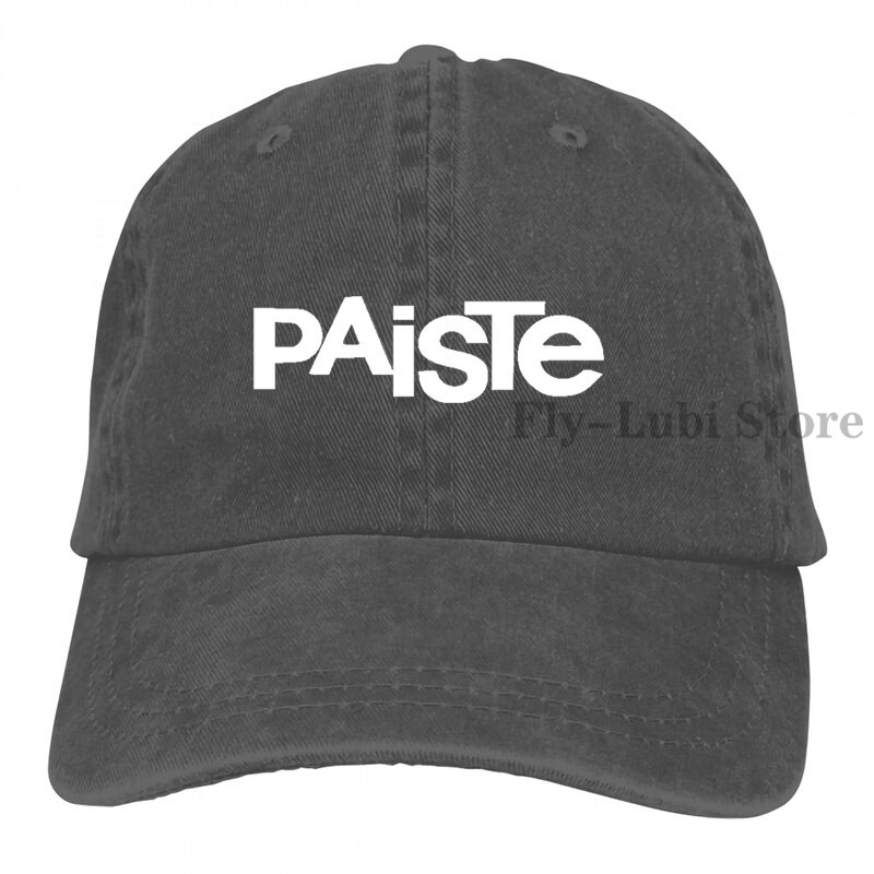 Paiste Trommel Logo Grafik Baseball cap männer frauen Trucker Hüte verstellbare kappe: 2-Black