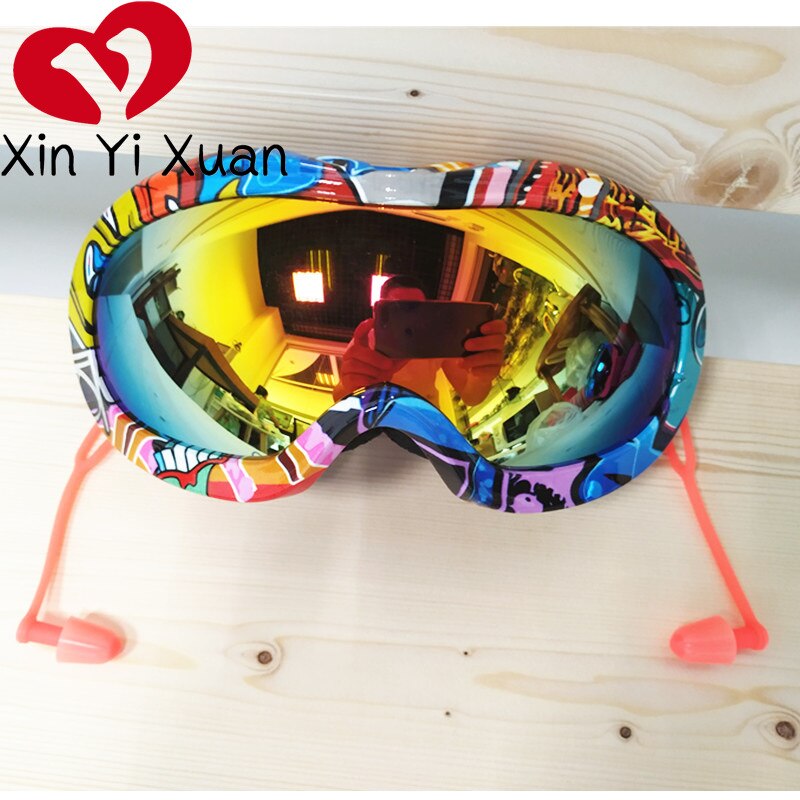 Ski Goggles Double Layer Anti-fog Glasses Skiing S... – Vicedeal