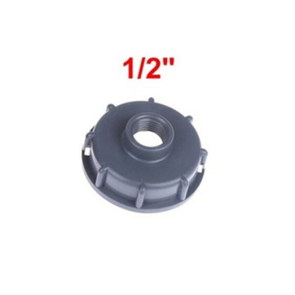 Durable water IBC Tank fittings S60X6 Coarse Threaded Cap to 1/2"" 3/4"" 1"" garden hose Adaptor Connector Tank Adapter: style1