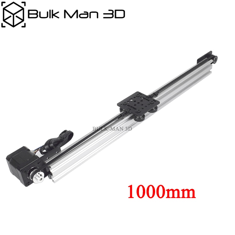 Belt Driven Linear Actuator Kit with Nema17 Stepper Motor,Z Axis DIY CNC Sliding Table Lead Screw Travel - 1000mm