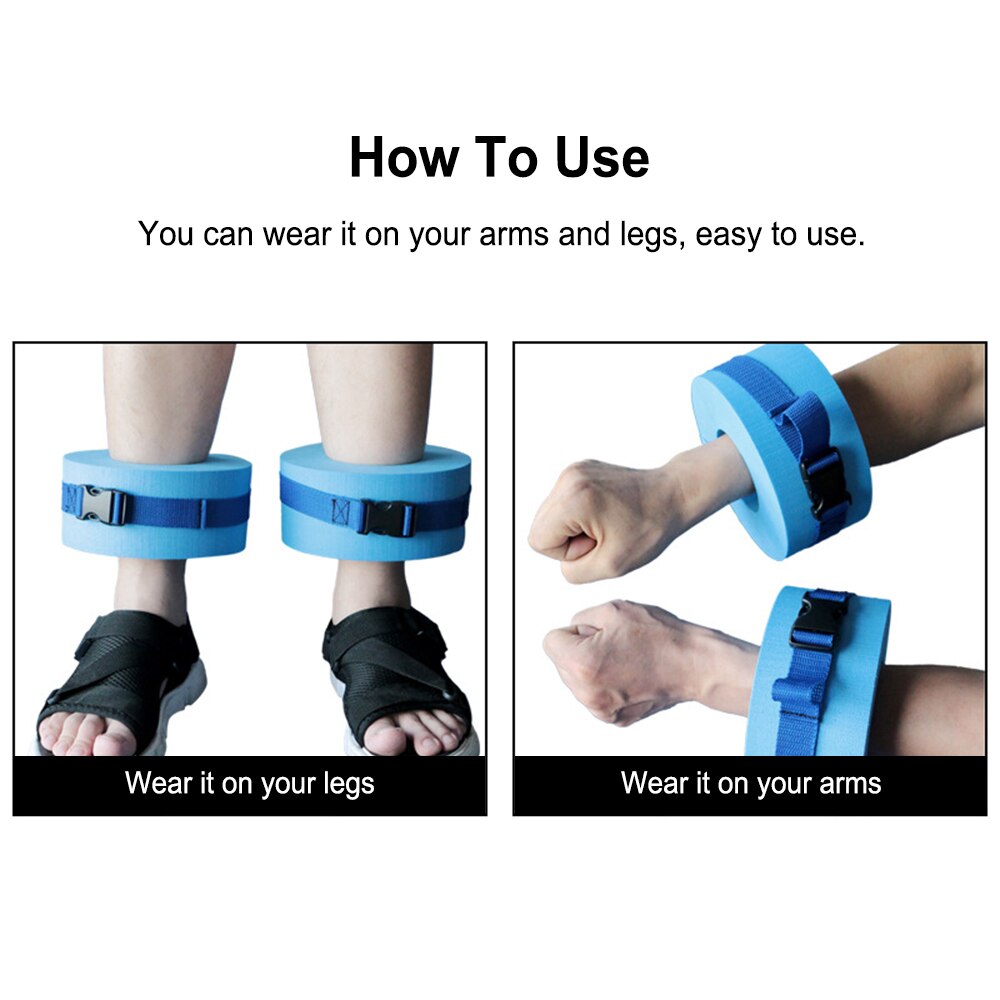 Simträning float ben armband flyter eva skum simma armband för barn vuxna simningshjälpmedel utrustning
