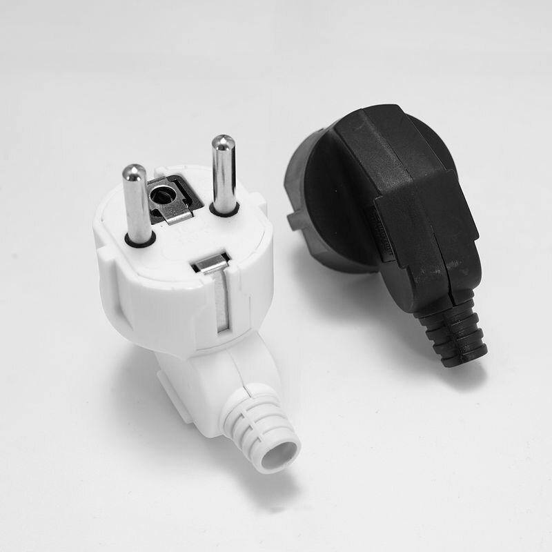 5 stuks eu-herbedradingsstekkeradapters  eu 4.8mm schuko frankrijk duitsland stroomadapters 16a 250v stopcontacten voor verlengsnoerconnector