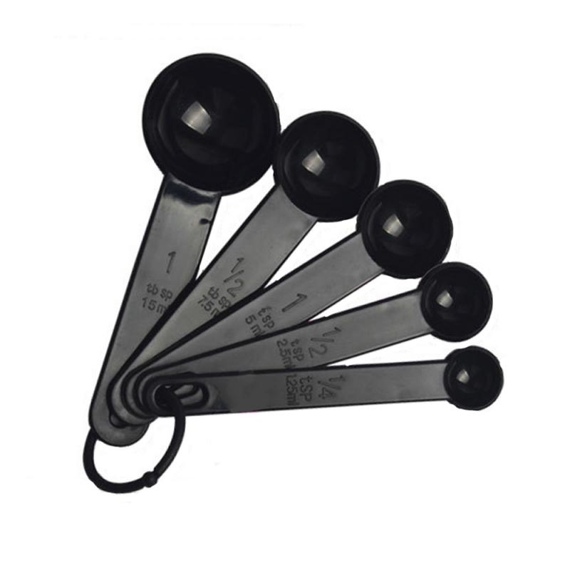 5 unids/set cuchara medidora de cocina, cucharadita de café, cucharada de azúcar, cocina, cocina, tazas medidoras, herramientas de cocina para hornear