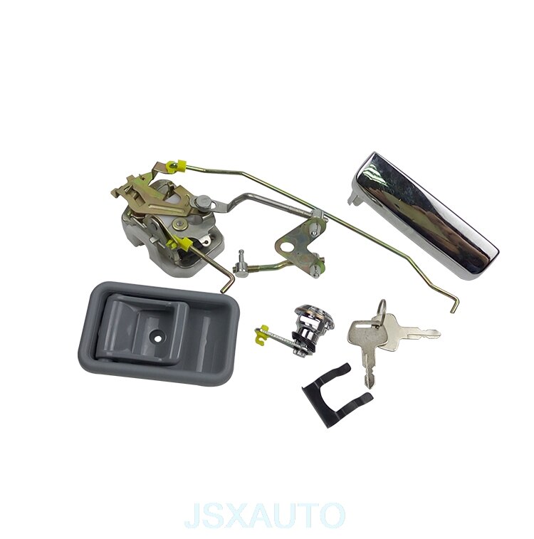 Excavator Cab door lock Lock cylinder outer handle inner grip Excavator Accessories For Kobelco SK350 250 210 130 140 200-8-6e