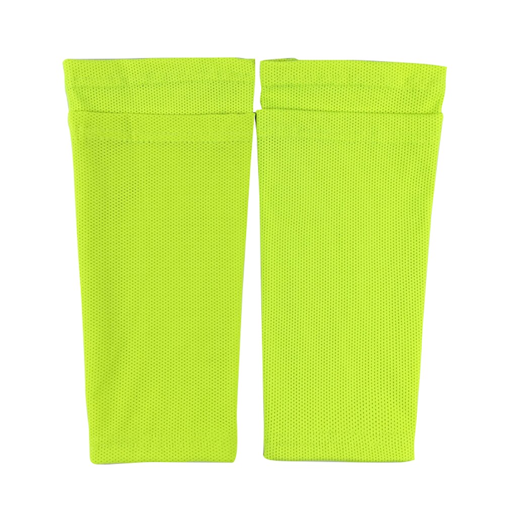 1 Pair Pads Protective Socks Pocket Polyester Shin Guard Football Soccer Abrasion Resistance Leg Sleeves Sports