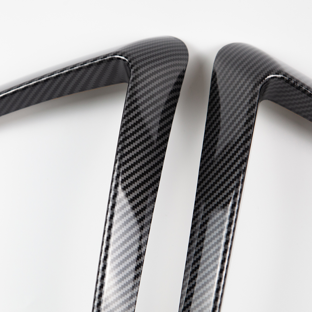 Front Blade Trim Voor Tesla Model 3 Abs Koolstofvezel Auto Styling Decor Modificatie Mistlicht Spoiler Light Blade -2022