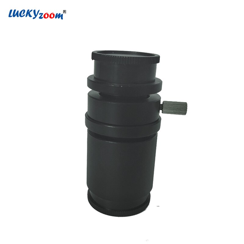 Lucky Zoom Stereo Microscope Camera Adapter 1X C-Mount Adapter For Trinocular Microscope Digital CCD USB Camera CTV Accessories