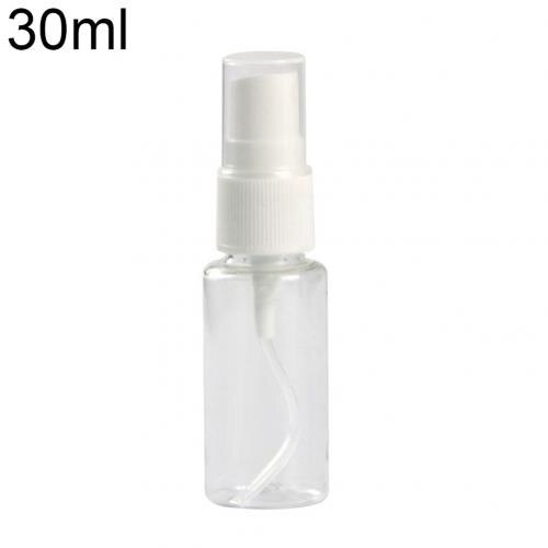 1Pc Travel Transparent Plastic Perfume Atomizer Small Mini Empty Spray Refillable Bottle Cosmetic Sample Containe: 30ml