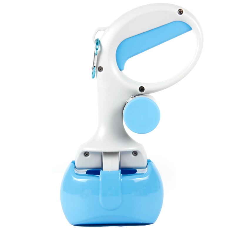 Pet Poop Picker 2 In 1 Portable Pet Poop Clipper Dog Feces Waste Picker Cleaning Supplies Essentials For Go Out Walk The Dog: blue