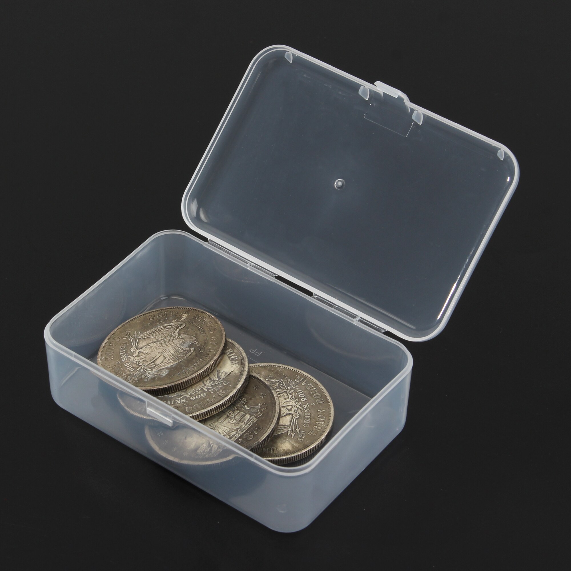 Cable Storage Box Transparent Plastic Data Line Storage Container for Desk Stationery Makeup Organizer Key Jewelry Box Organizer