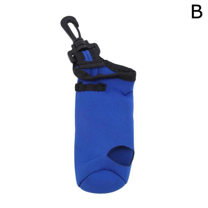 1pc golfbag bærbar liten holder som bærer lagring utendørs sak svivel belte midjeunderholdning med klips  f6 c 9: Blå