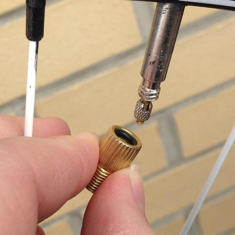 1/5/10 stk cykelventil adapter pumpe cykel konverter luftpumpe vejcykel dæk gasventil adapter slange pumpe reparationsværktøj