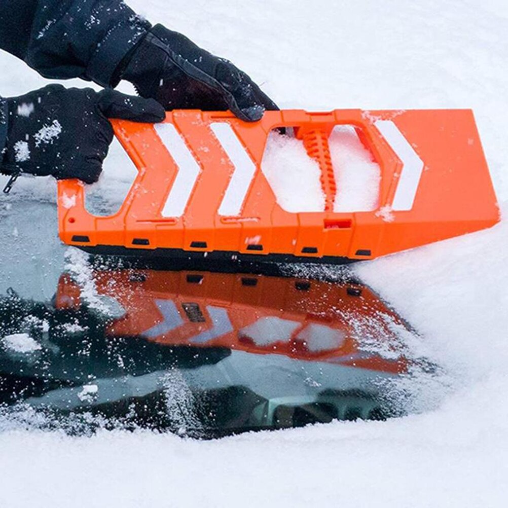 Auto Eis Schaber Tragbare Auto Schnee Schaber Multifunktionale Schaufel Eis Schaber Große Schneeschuhe Entfernen Schaufel Für Freien Notfall