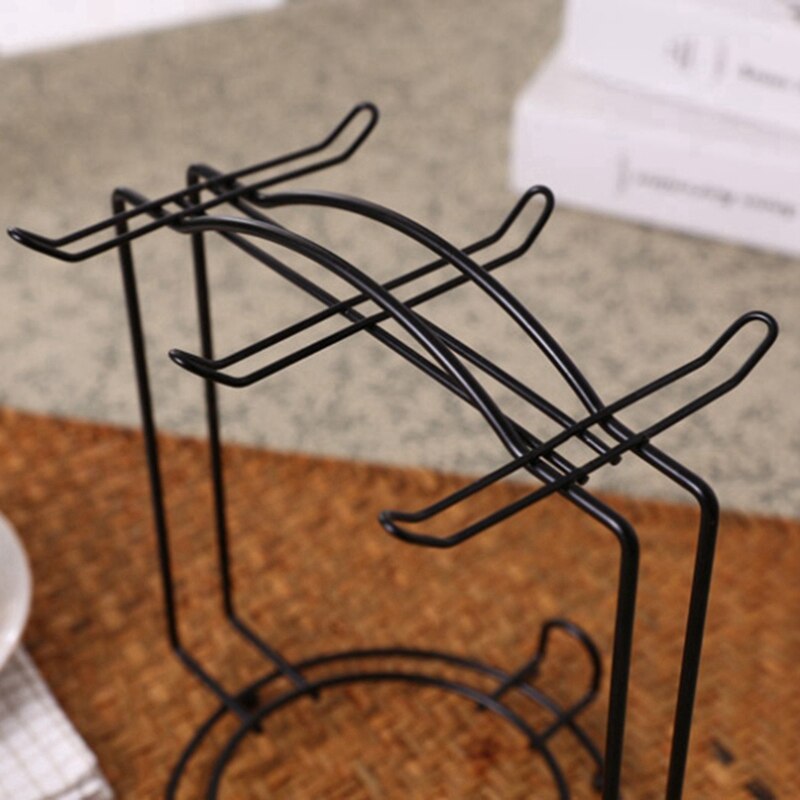 Innovative Multiple Hooks Mug Holder Cup Rack Stai... – Vicedeal