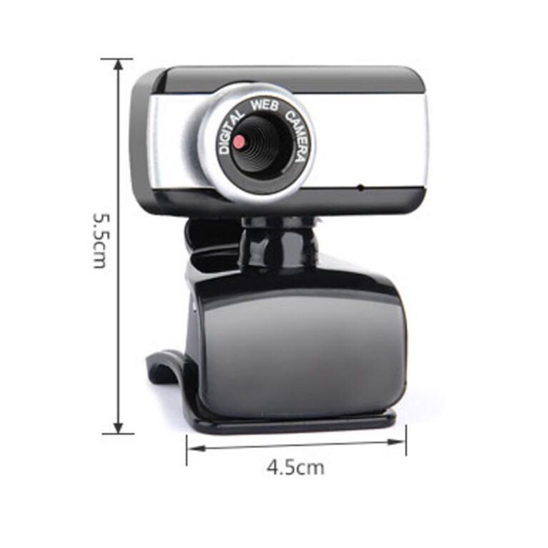 Webcam Web Camera for Skype with Built-in Microphone USB Video Camera for Desktop Notebook PC