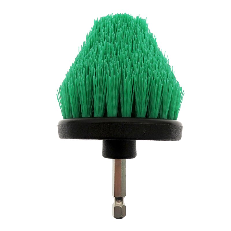 2.5 Inch Elektrische Borstel 6.35Mm Drijfstang Conische Detail Cleaning Tool Voor Meubels Keuken: Dark Green