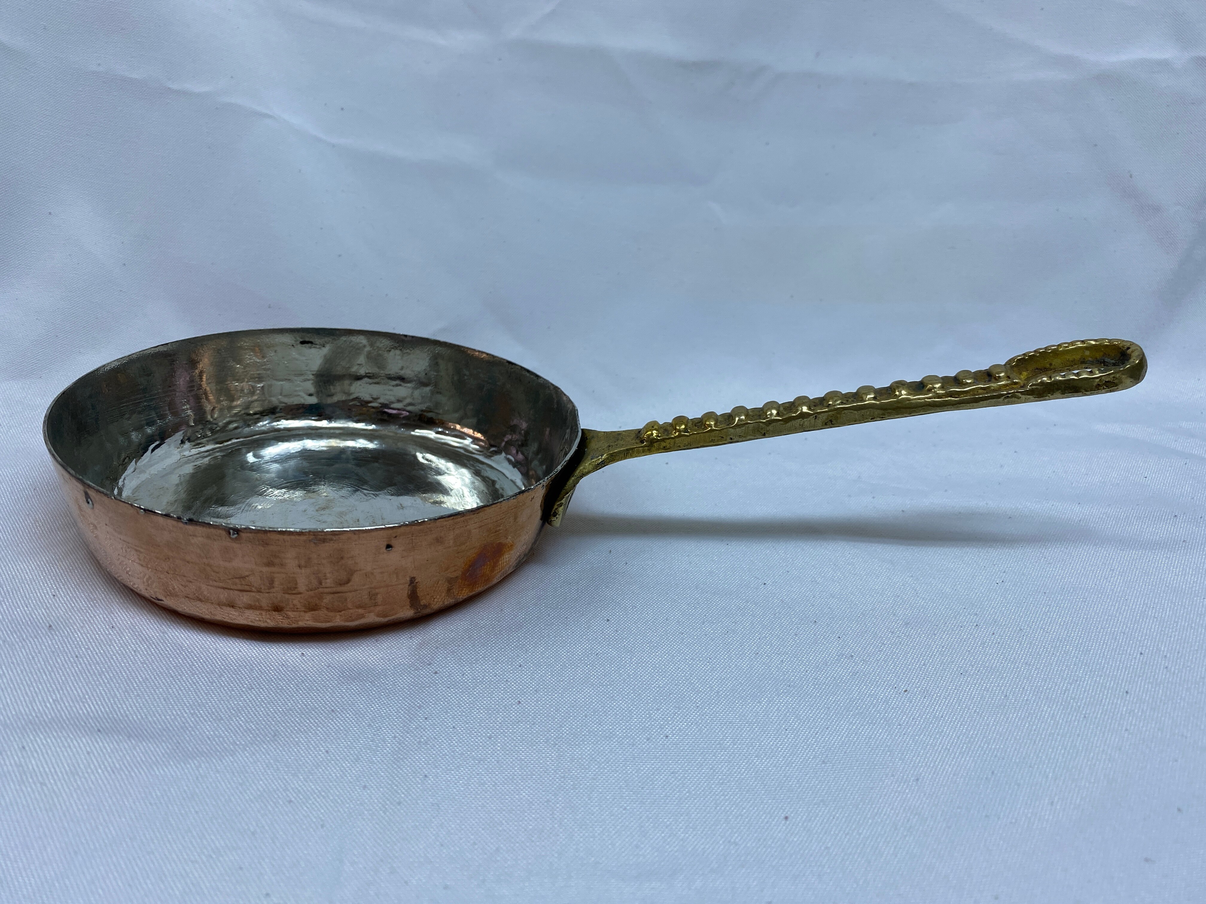 Copper Pan Wrought Copper Pan Healty Cooking Egg Brass Handle