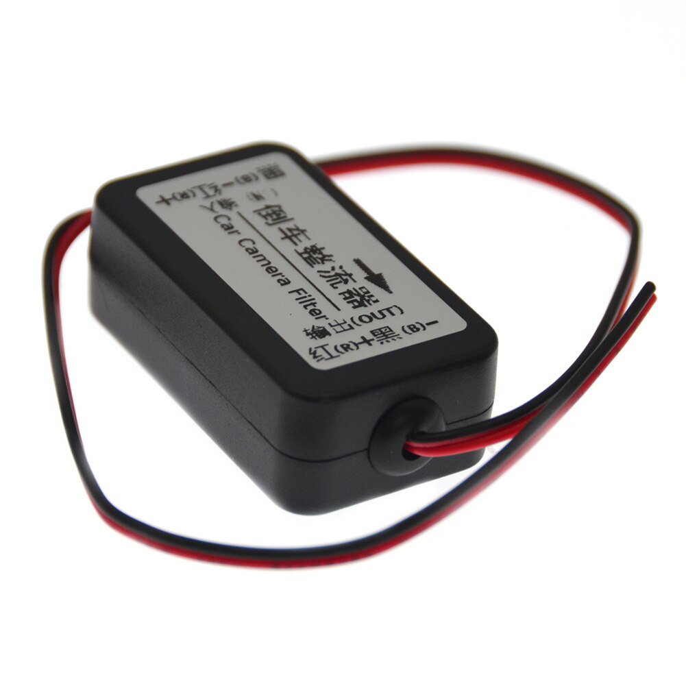Redresseur de filtre de condensateur, 12V DC, pour voiture, caméra de recul, accessoires