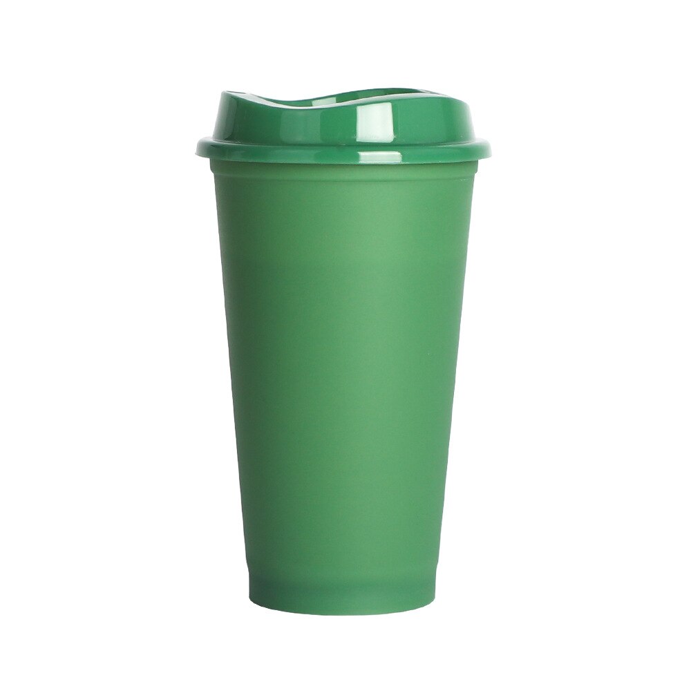 Thermochromic Tasse 400ml Farbe Wasser Tasse hoch Temperatur beständig Wasser Tasse draussen Heimat Wasser Tasse: Grün