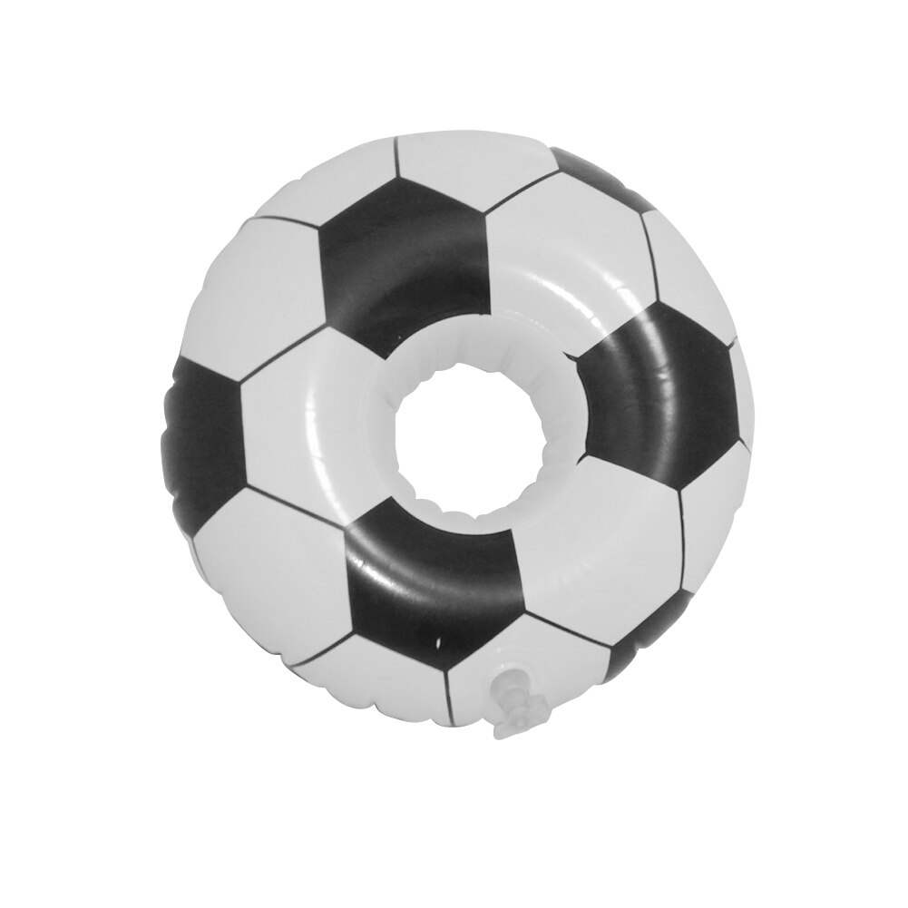 Swimming Pool Floating Cup Holder Inflatable Coasters Drink Stand Outdoor Boating Drinks Cup Holder Pool Floats Accessories: Football