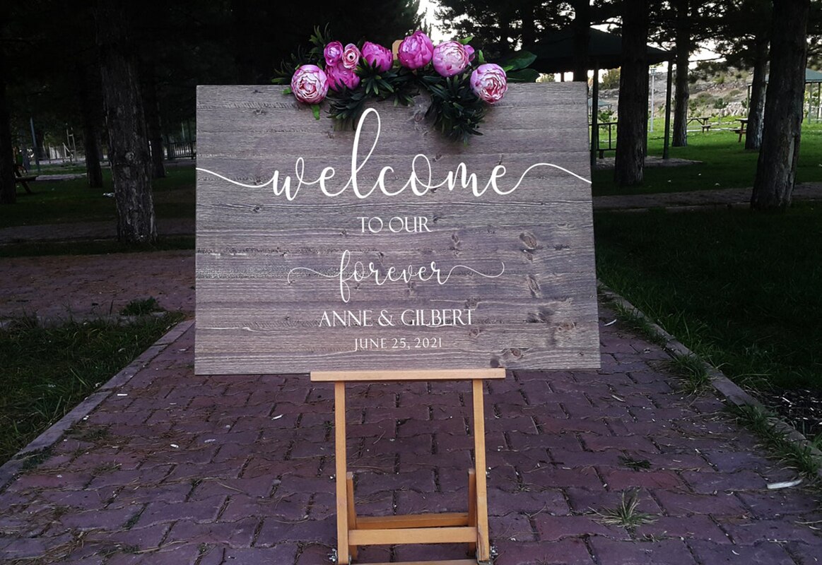 Wood Wedding Sign,Wedding Welcome Sign,Wood Wedding Sign,Rustic Wedding Decor,Welcome to Wedding Sign,Wedding Decor,Wood Sign