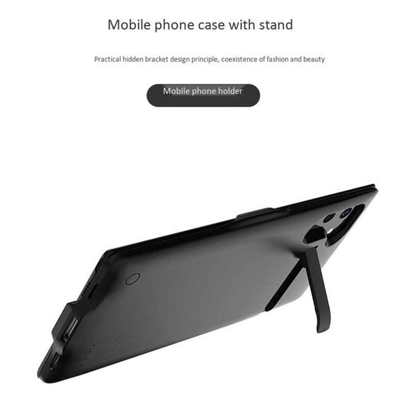 External Power Bank Charging Cover For Note 10 Portable Smart Battery Case For Samsung Galaxy Note 10 Plus Battery Charger Case