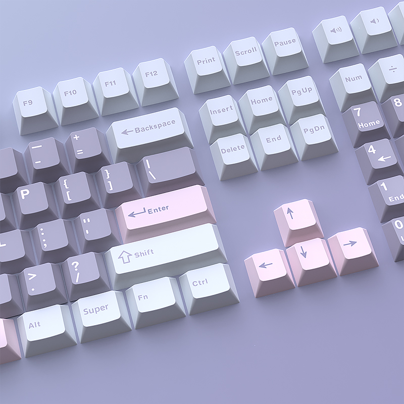 GMK Keycap Double Shot 126 Keys PBT Cherry Keycaps Mechanical Game Keyboard Wireless for MX Switch Key cap GMK67 GMK87 Keycaps ﻿