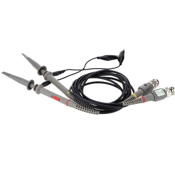 2 Pair P6020 High Precision X1/X10 20MHz Oscilloscope Probe Alligator Clip