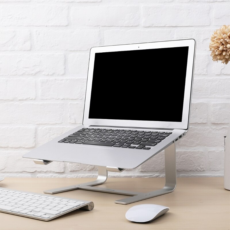 Suporte para laptop, compatível com mac macbook pro air, apple, notebook, alumínio