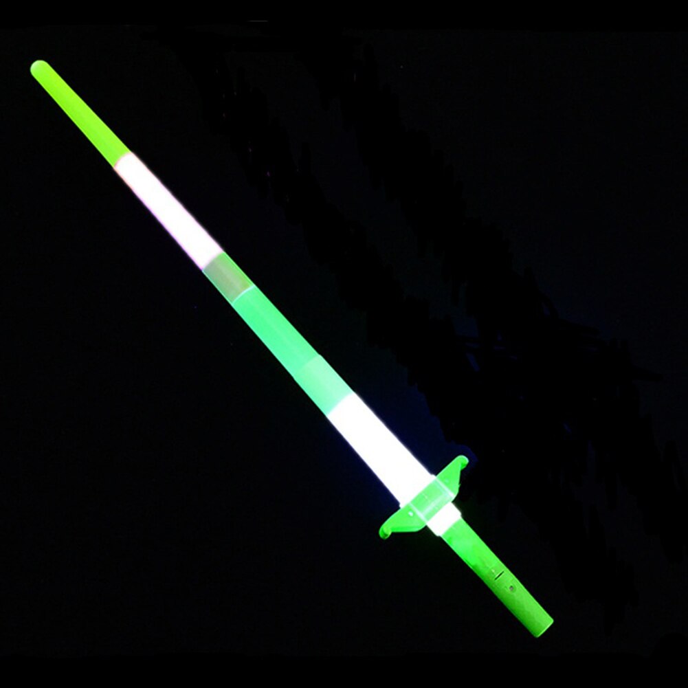 Retractable LED Light Flashing Glow Sticks Wands Toys Party Wedding Decoration