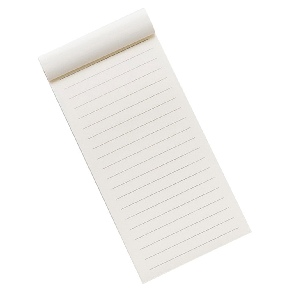 Tearable practical notes Kraft paper notebook Stationery rectangle Decoration School Kids Notebook: Horizontal line book