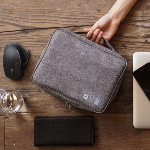 Offre spéciale étanche voyage sac de rangement électronique USB chargeur boîtier câble organisateur sac cosmétique