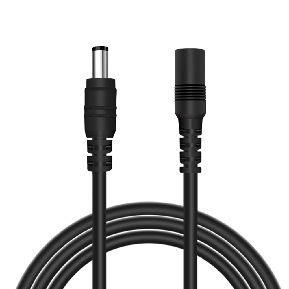 Power Extension Cable 5 Meter 16ft 5.5mmx2.5 Socket Connector Compatible with 12V DC Adapter Cord for CCTV Security IP Camera