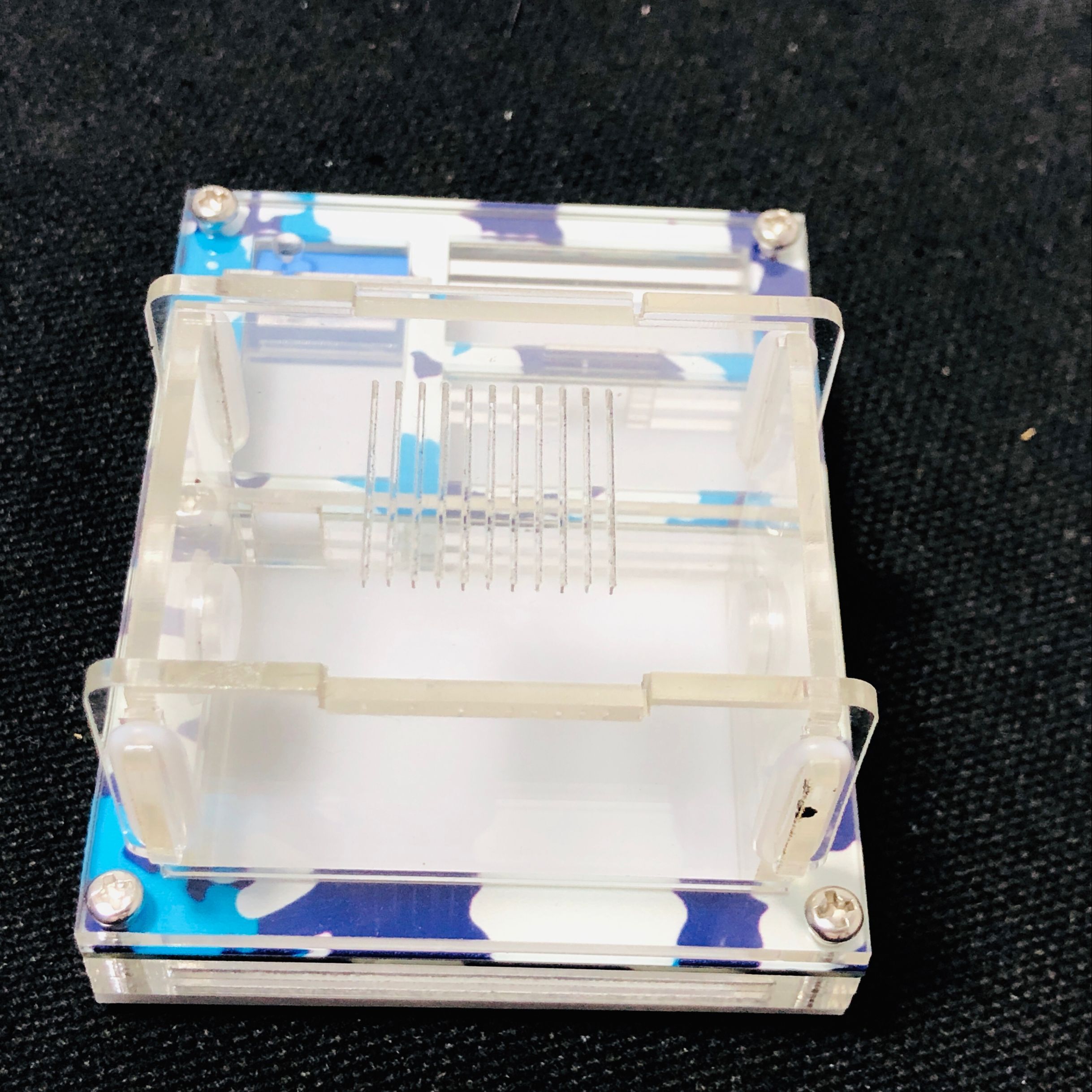 mini DIY akrylowe płaskie farma mrówek gniazdo mrówek z obszarem karmienia mrówka dom dla królowej mrówka układanie jaj mrowisko ze strefą nawilżania