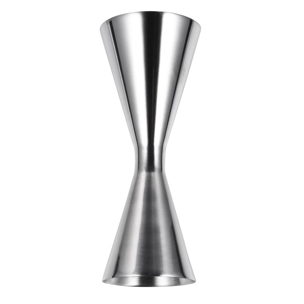 1pc Stainless Steel Double Jigger Stainless Steel Cocktail Measuring Cup (30/45ml): Silver