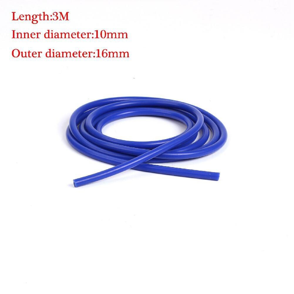 3 måler 3mm / 4mm / 6mm / 8mm / 10mm / 14mm /16mm/20mm silikon vakuumrør silikonslange biltilbehør: 10 x 16mm
