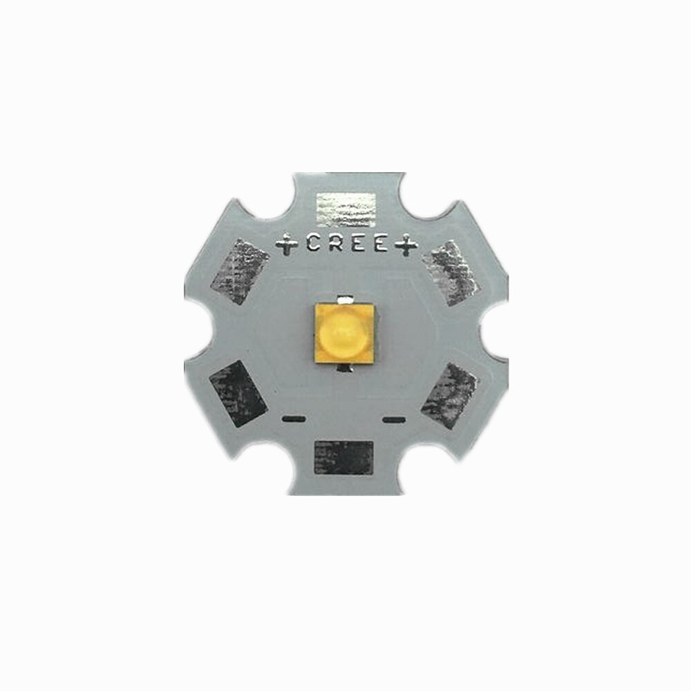 10pcs Cree XTE XT-E R5 5W Warm White 3000-3200K LED Chip+ 1.5-4V LED flashlight chip with 20/16/14/12/10/8MM pcb