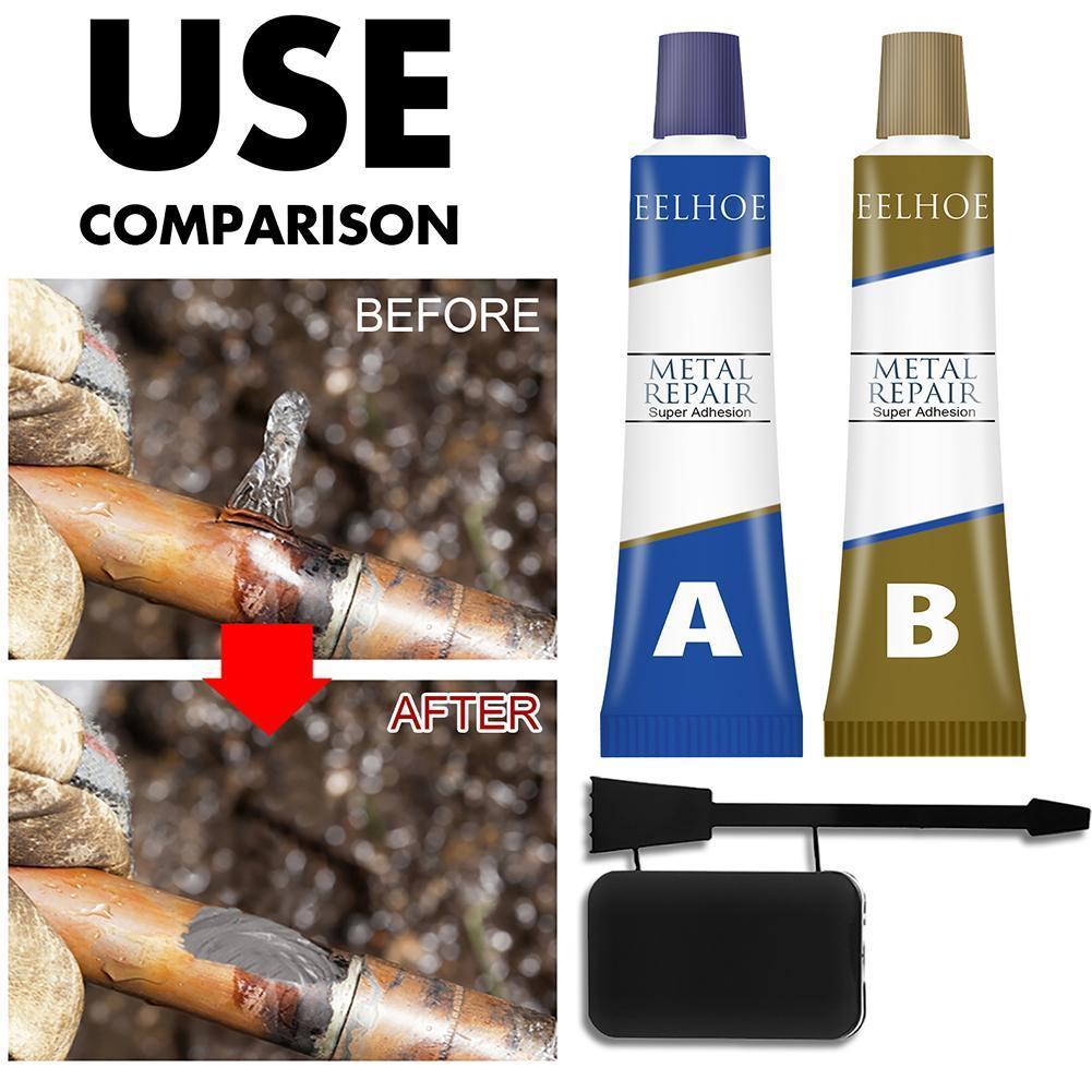 Industrial AB Glue Metal Repair Adhesive Paste Metal Cold Welding Repair Glue Quick-drying Heat Resistant Repair Sealant Glue