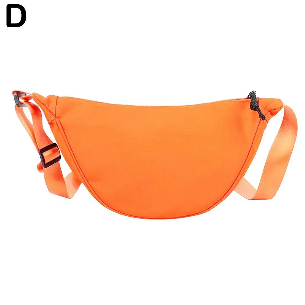 Nylon Crossbody Bag Hobo Sling Crescent Bag Dumpling Small Bag Casual Shoulder Adjustable Women Purse Bag Handbag S T6O3: SKY BLUE