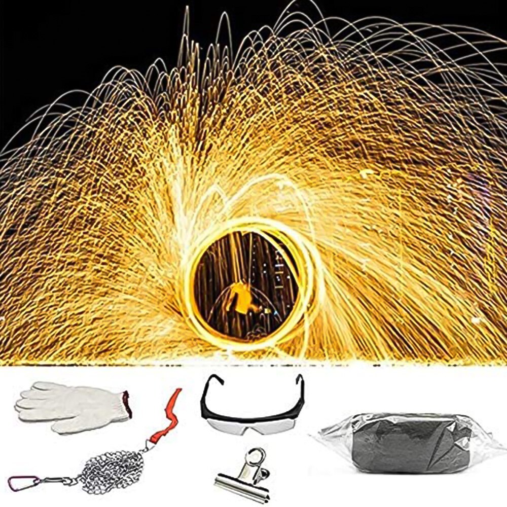 Steel Wool Simulation Fireworks Flame Magic Tricks... Grandado