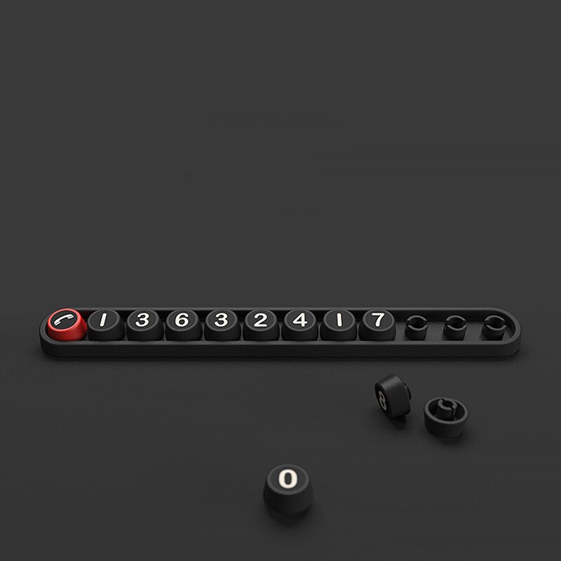 Temporary parking card Mobile phone number card Interior decoration Automobile Berth personality Car parking card: D style