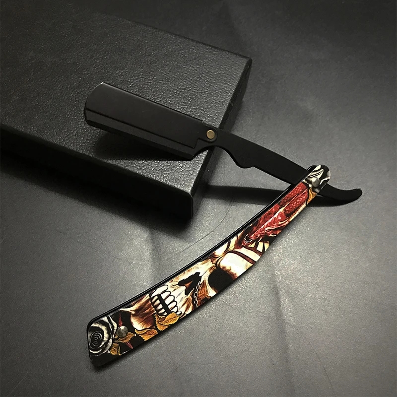 Barbershop Men's Shaver Straight Edge Barber Razor Knives Manual Beard Shaving And Care Replaceable Blades Shavette For Men