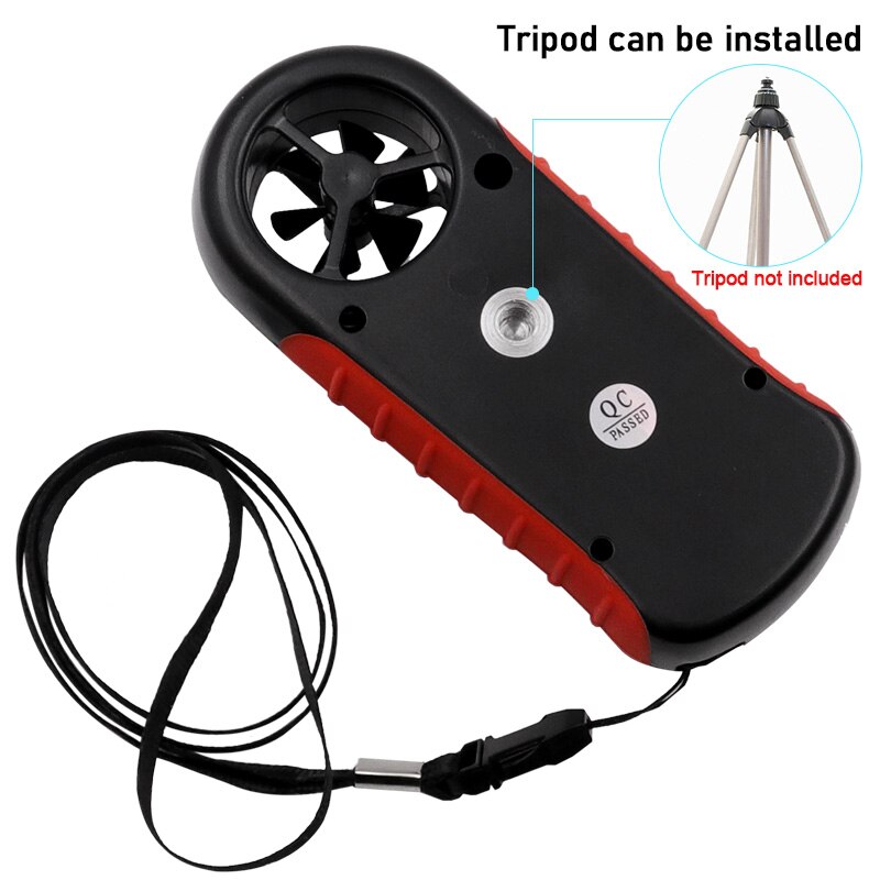 8 In 1 Handheld Anemometer Anemometer Lcd Anemometer Digitale Hand Meten